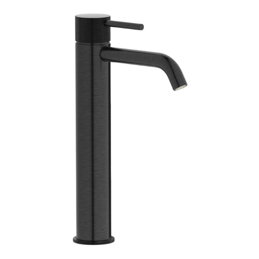 [ID202CS-4] Grifería de Lavamanos Externo Alta Industria Cromo Negro Cepillado