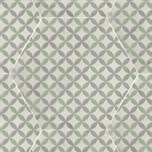 [I418] Porcelanato Terra Art Astro Menta Mate 25x21,6 cm