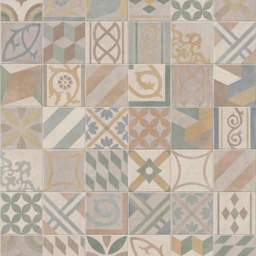 [E637] Porcelanato Chalk Decor 20x20 cm