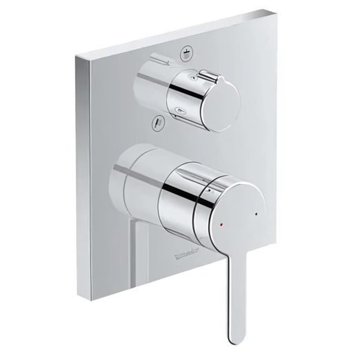 [C14210011010] Grifería de Ducha Monomando Empotrado C.1 Cuadrado Cromo 