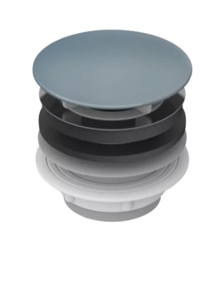 [B580-418] Desagüe de Lavamanos c/reb 1 1/4 Blue Satin