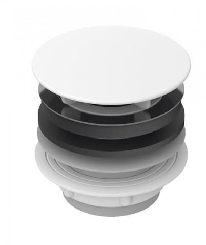 [B580-000] Desagüe de Lavamannos c/reb 1¼" Bco