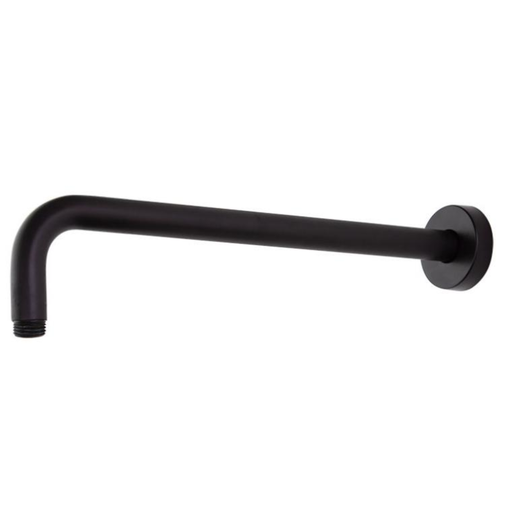 [B350NM] Brazo de ducha a muro 350 mm Externo Hidroterapia Negro Mate