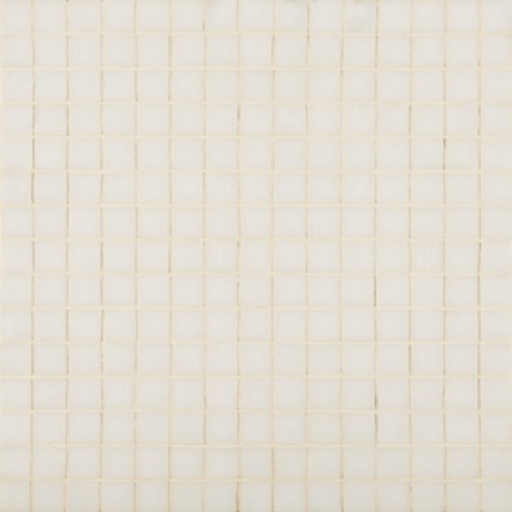 [B34] Mosaico De Vidrio En Malla Blanco Brillante B-34 31.5x31.5 cm 