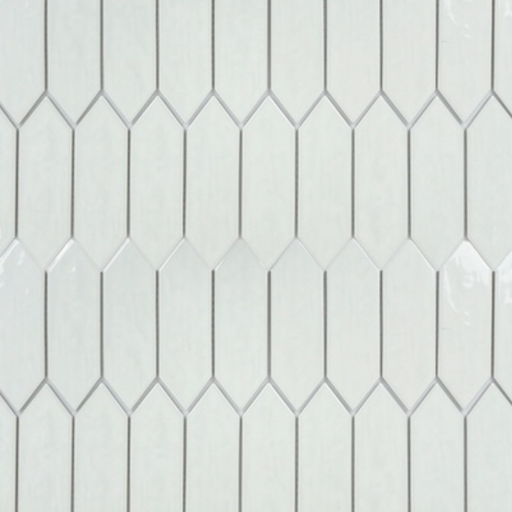 [ARROWWHITE] Cerámica En Malla Arrow White Brillante 20.4x30 Cm