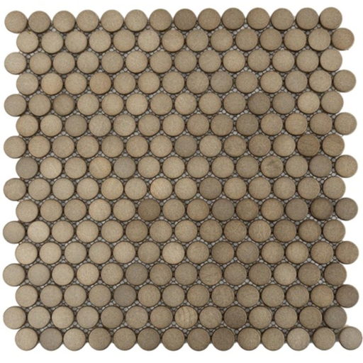 [AIR-04] Mosaico Aluminio Dots Bronze 30x30
