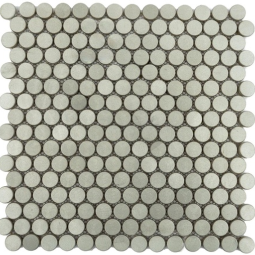 [AIR-03] Mosaico Aluminio Dots Silver 30x30