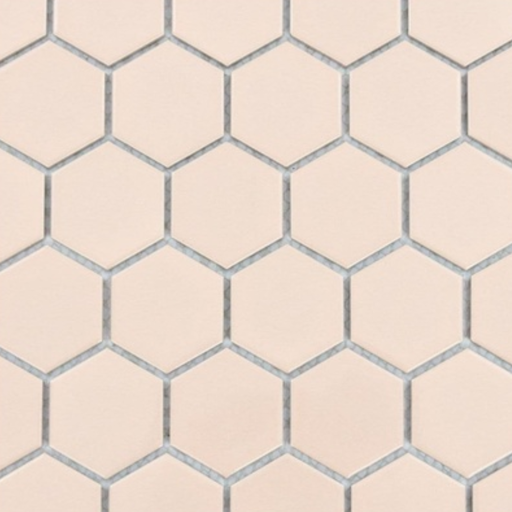 [8039418] Porcelanato En Malla Sixties Rose Brillante 5x5 cm