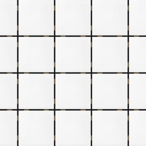 [8028453] Malla Cerámica Galera Branco Mesh Brillante 7,5x7,5 cm