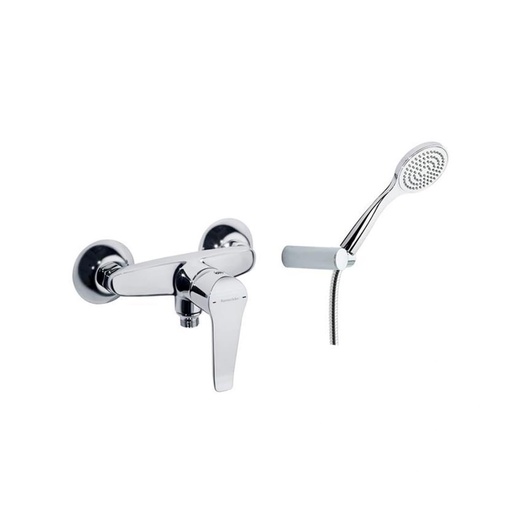 [6408T1] Grifería de Ducha Monomando Externo Ypsilon Plus Cromo