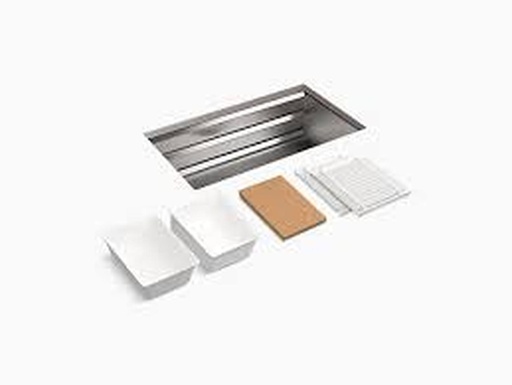 [5540BR-NA] Lavaplatos Bajo Cubierta Rectangular Profilic 83,8x45,1x27,8 cm Acero Inoxidable