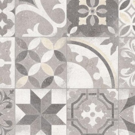 [4R32] Porcelanato Berkane Multicolor Mate 20x20 cm