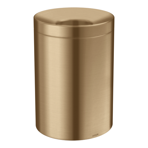 [42872140] Basurero Axor Cubeta Circular Bronce Cepillado 5 Ltrs.