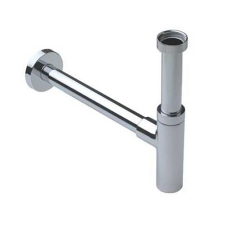 [3790] Sifón Botella Cromado Brillante 24,5 cm