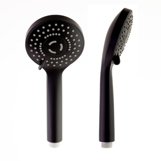 [2876BTNM] Ducha de Mano Bt Tres Funciones 10 cm Negro Mate
