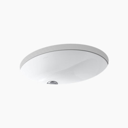 [2210BR-0] Lavamanos Ovalado Caxton Bajo Cubierta Blanco