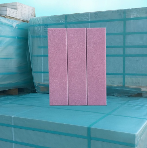 [151420] Cerámica Craquele Rosa Brillante 6,5x25,6 Cm