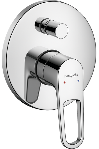 [14415880] Grifería Tina Ducha Monomando Empotrado Metropol 2  Níquel