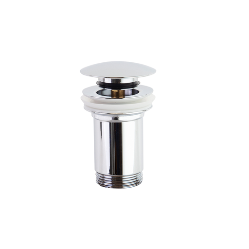 [1219L-CORTO] Desagüe Sistema Click Lavamanos y Bidet Corto Cromo
