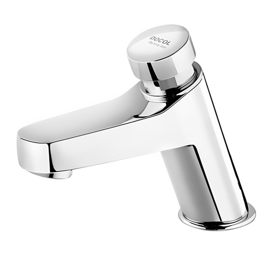 [00767738] Grifería de Lavamanos Pulsador Externo Matic Join Bacteria-Free Cromo