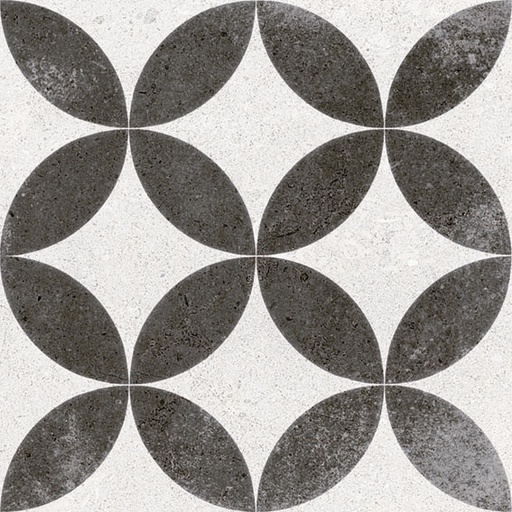 [4R35] Porcelanato Kerala Negro Mate 20x20 cm