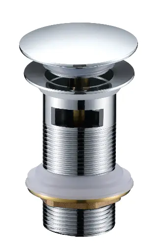 [W-UT43B] WT Desagüe Pop Touch Con Rebalse Negro Mate