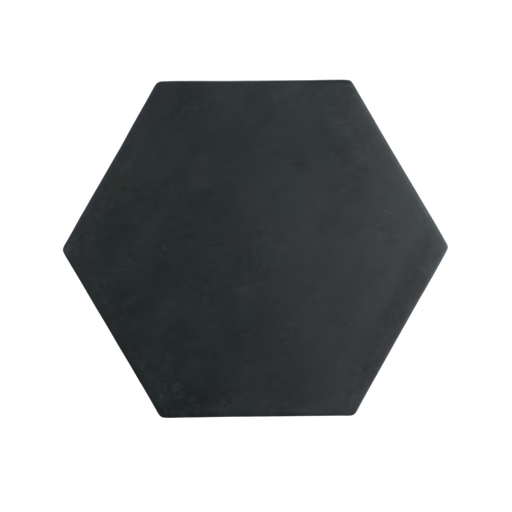 [SE70002] Porcelanato Hexagonal Cement Black 17x19,50 cm