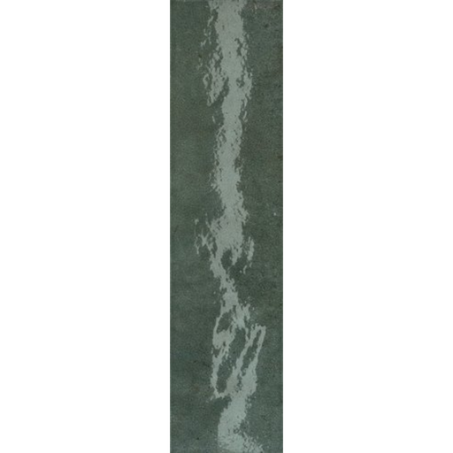 [J378] Porcelanato Miniature Soda Verde Malva Brillante 6x24cm 