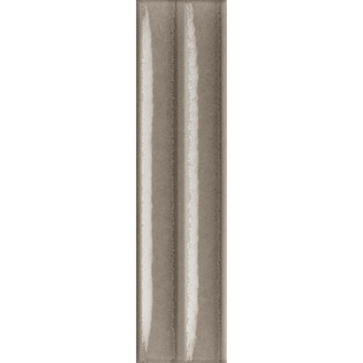 [K054] Porcelanato Miniature Rima Tortora Brillante 6x24cm