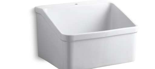 [12793-0] Fregadero Hollister Blanco 71x55cm con 1 orificio para grifería